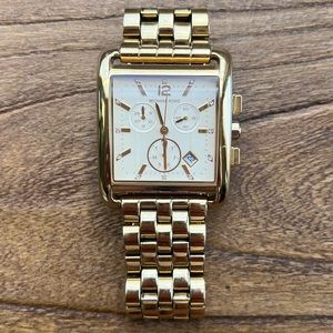 Michael Kors Oversized Gold-Tone Stainless Steel Watch